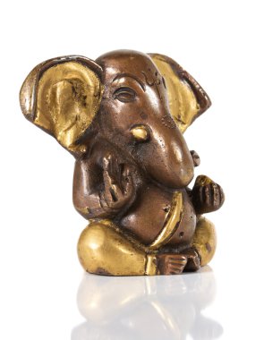 Ancient Statuette of Ganesha clipart