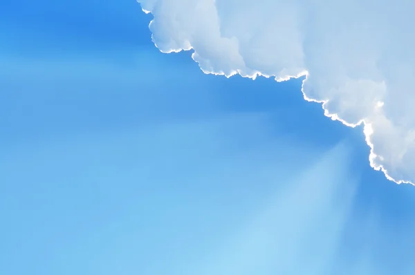 サンビーム雲 — ストック写真
