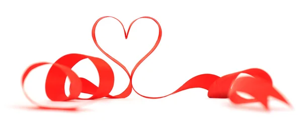 Ribbon heart — Stock Photo, Image