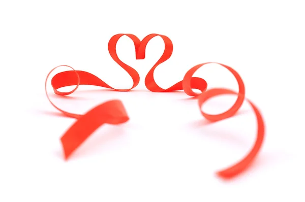 Ribbon heart — Stock Photo, Image