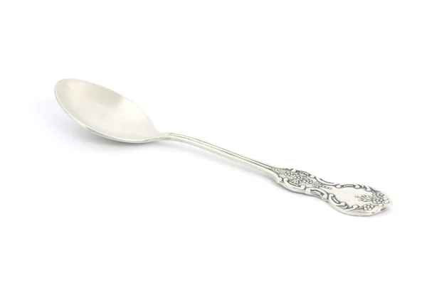 stock image Spoon silver isolated