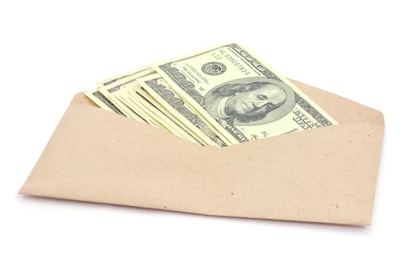 Dinheiro em envelope — Fotografia de Stock