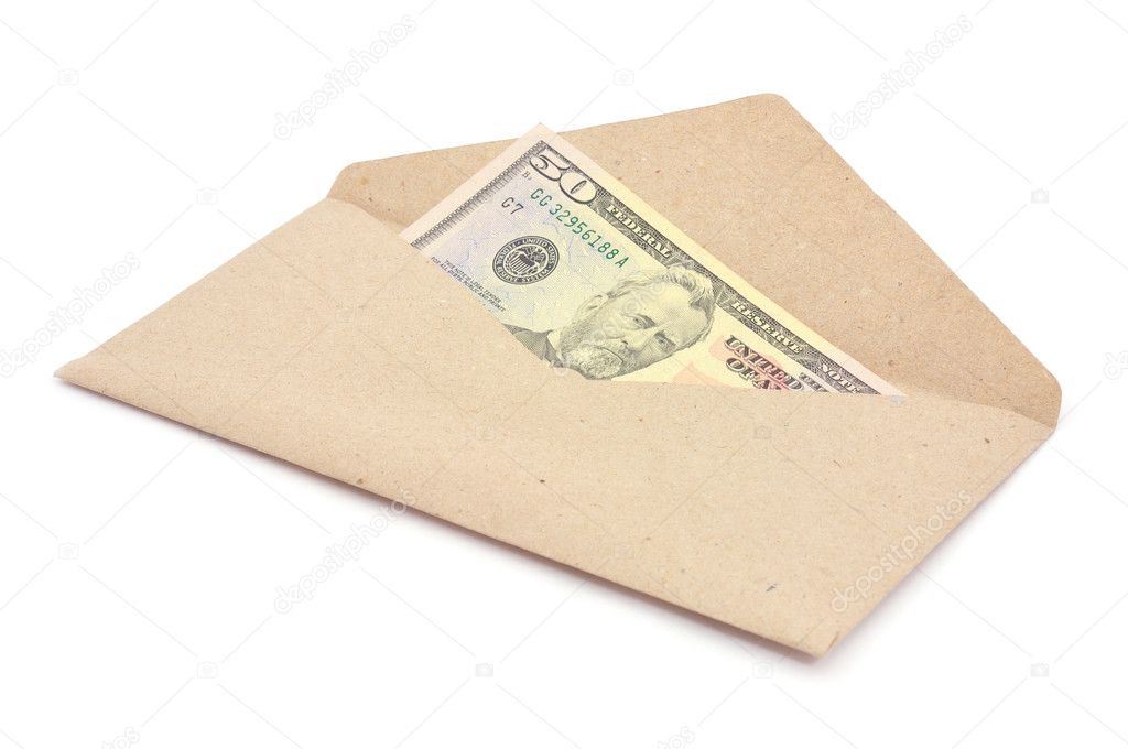 Money in envelope — Stock Photo © Tsekhmister 5357471