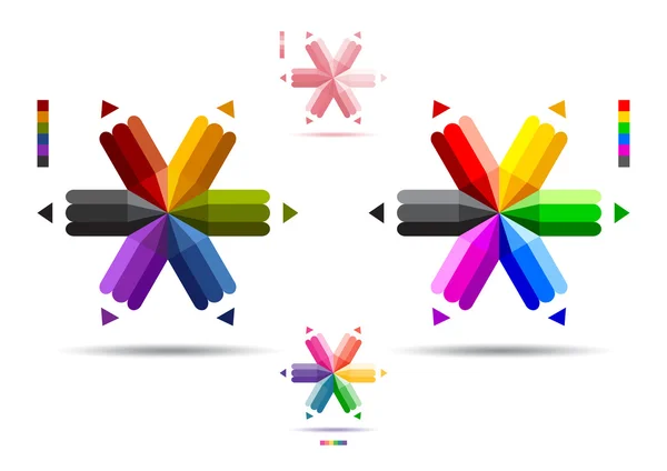 Sixième crayon — Image vectorielle