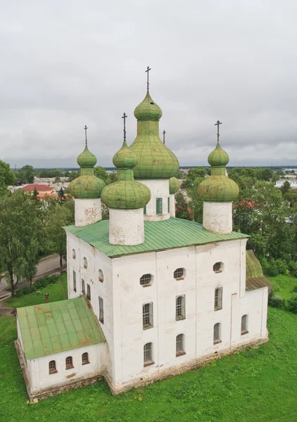 Starożytnej katedrze w kargopol, północnej Rosji — Zdjęcie stockowe