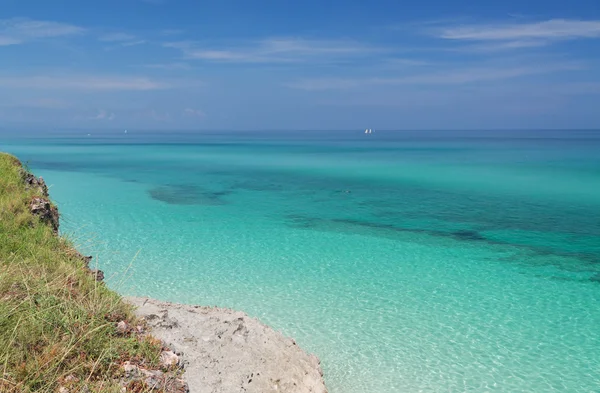 Schöner Strand des karibischen Meeres — Stockfoto