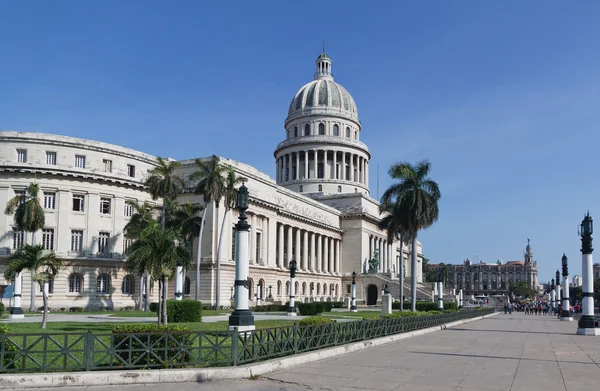 Hauptstadtgebäude in Havanna, Kuba lizenzfreie Stockfotos