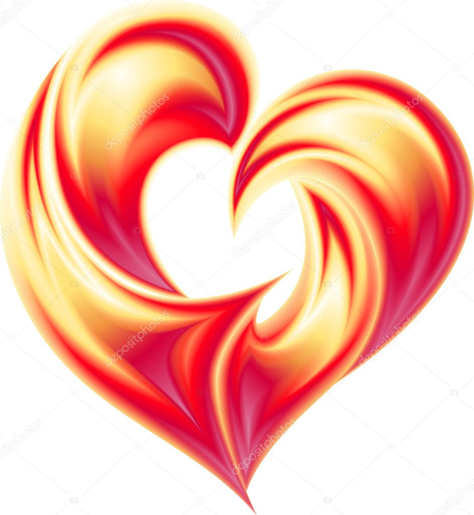 Abstract heart. — Stock Vector © Valenty #4744608