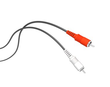 Audio cables clipart