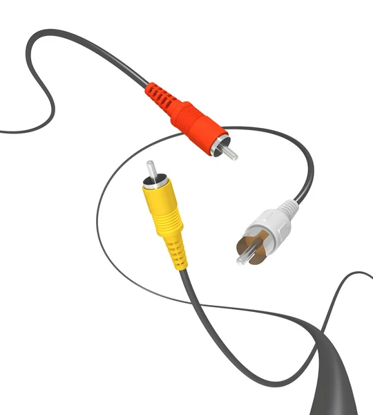 Kabel audio — Zdjęcie stockowe