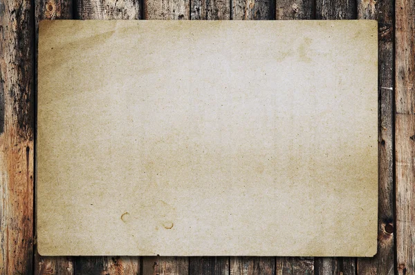 Papper på gamla trä textur — Stockfoto