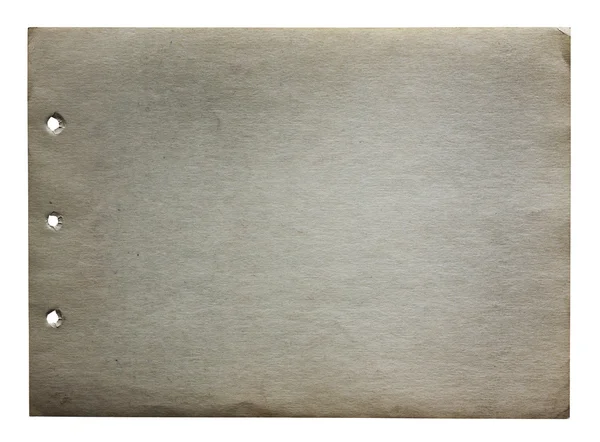 Vecchia carta isolatadold — Foto Stock