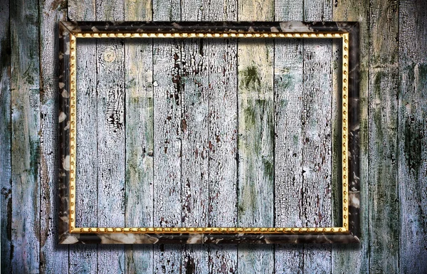 Cornice su sfondo in legno — Foto Stock