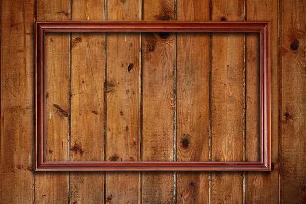 木製の壁のフレーム — ストック写真