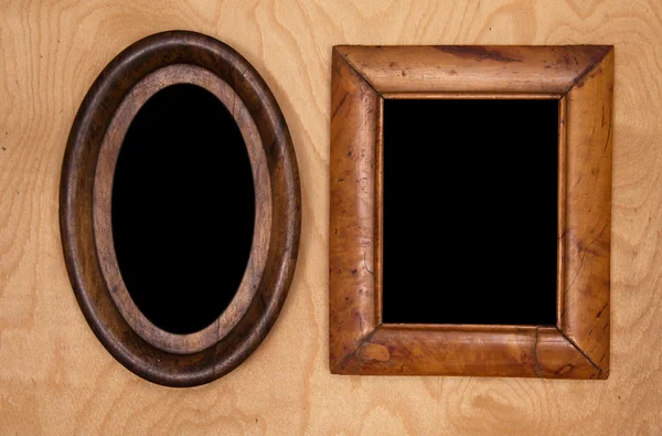Empty wintage photo-frames — Stock Photo, Image