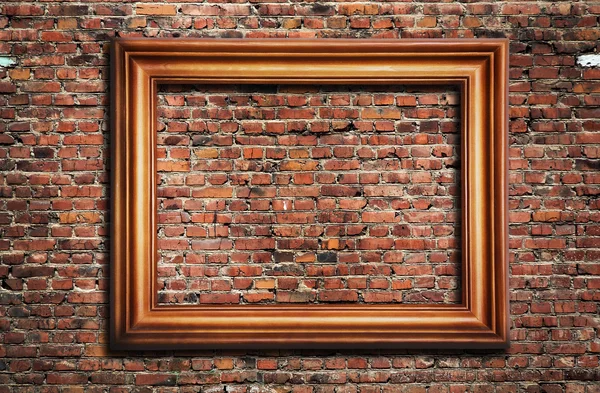 Fotoframe op de muur — Stockfoto