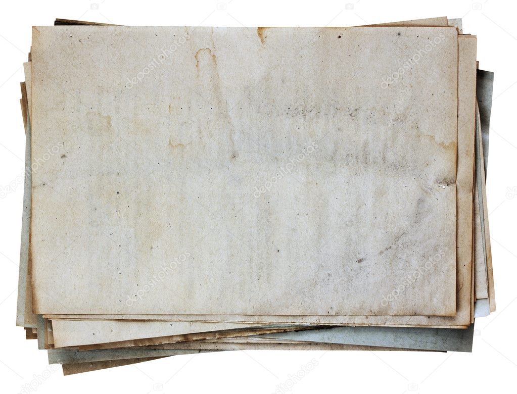 Stack of old papers — Stock Photo © avlntn 4245891