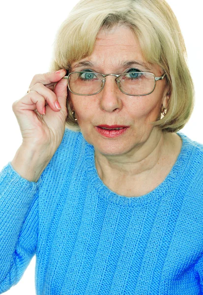 Woman with glasses — Stock Photo, Image
