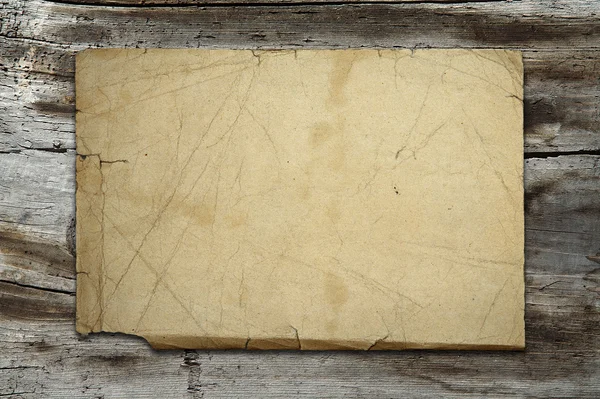 复古纸上木材纹理 — 图库照片