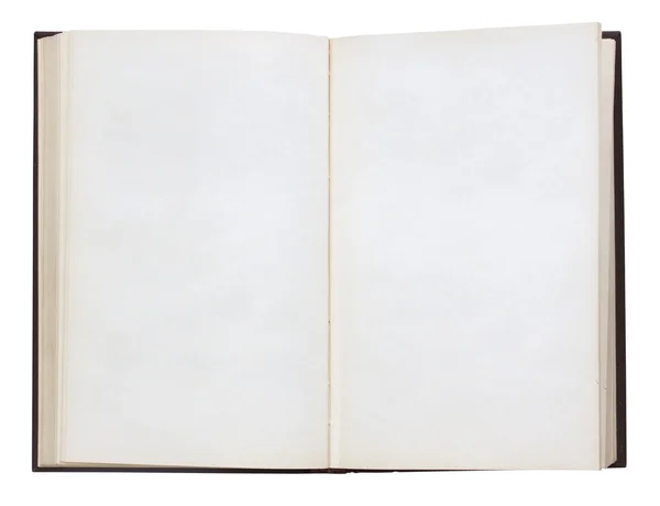 Libro abierto en blanco — Foto de Stock