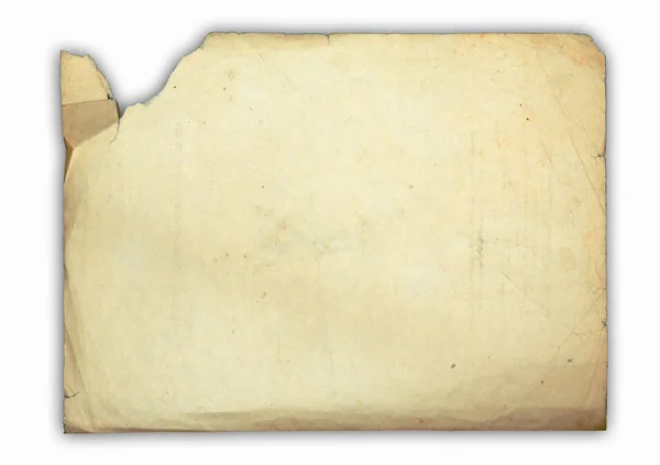 Рваная старая бумага — стоковое фото