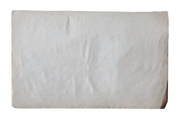 Παλιό χαρτί απομονωμένο σε λευκό φόντο — Φωτογραφία Αρχείου