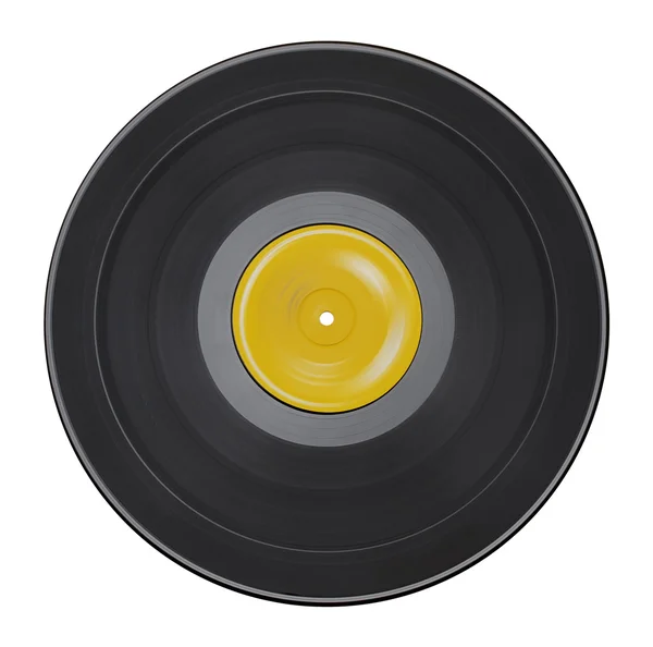 Oude vinyl record geïsoleerd — Stockfoto