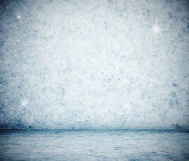 Frozen room, christmas background clipart