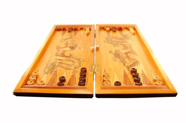 Brettspiel ein Backgammon — Stockfoto