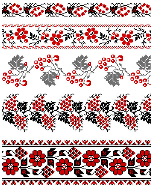 Ukrainian embroidery ornament