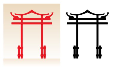 Japan Gate clipart