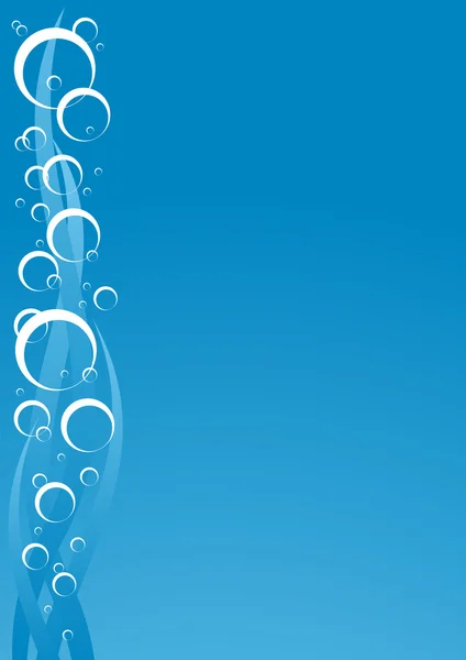 Water with bubbles — Stock Vector