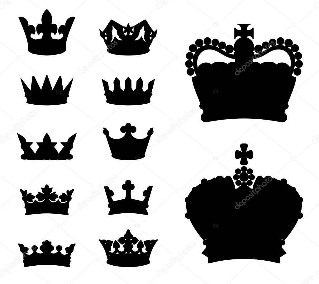 Crown silhouettes