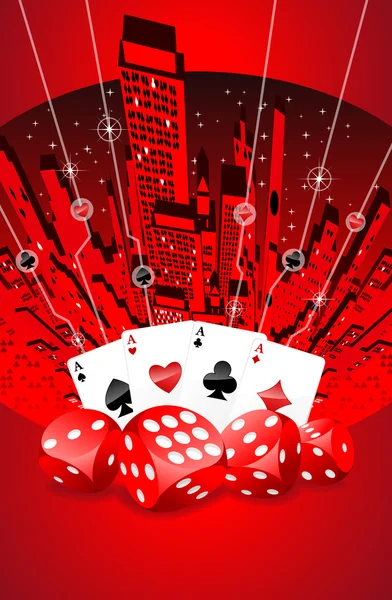 Absztrakt szerencsejáték illusztráció — Stock Fotó