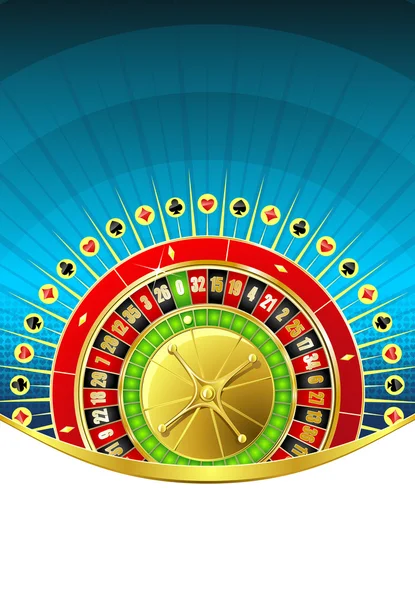 Abstrakter Hintergrund mit Glücksspiel-Elementen — Stockfoto