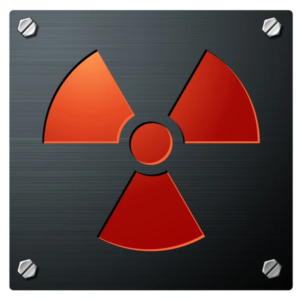 Radioaktivitätszeichen — Stockvektor