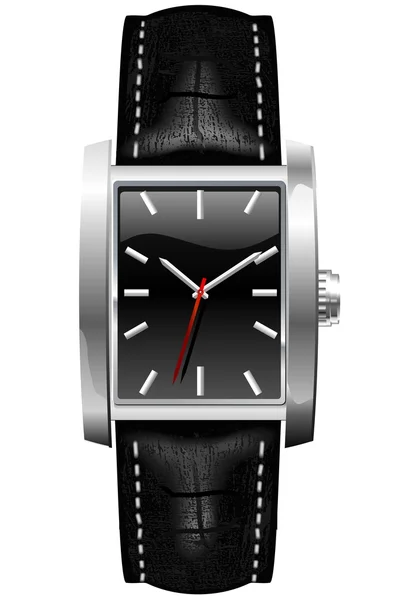 古典的なアナログ メンズ腕時計 — ストックベクタ