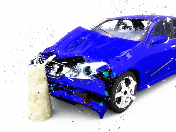 Sceny Uszkodzenia Samochodu — Zdjęcie stockowe