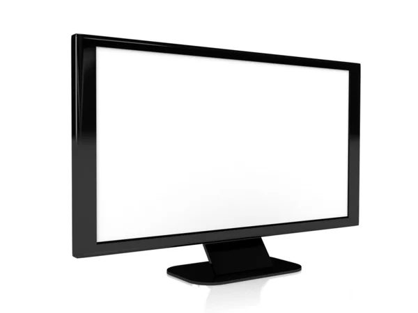 3d rendered TV with blanck screen — Stock Photo, Image