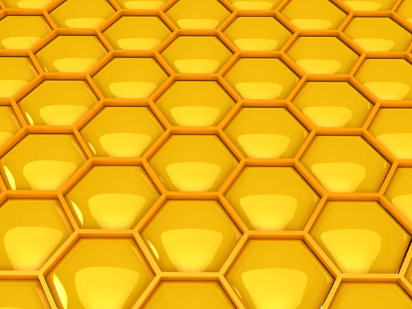 Guld honungskakor — Stockfoto