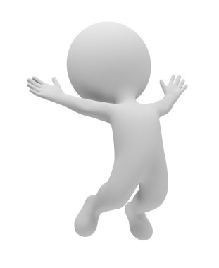 3d small - happy clipart