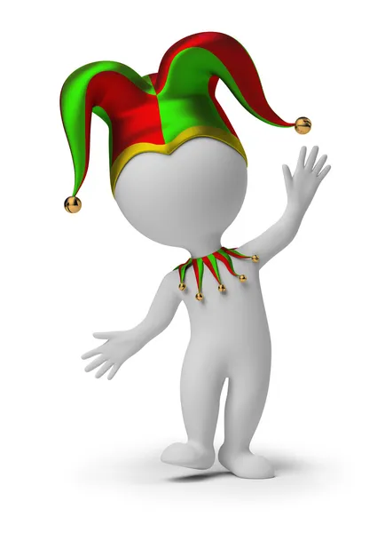 3d small - jester — Stock Photo, Image