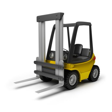 Forklift clipart