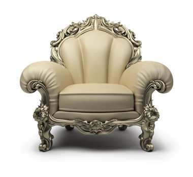 Luxurious armchair clipart