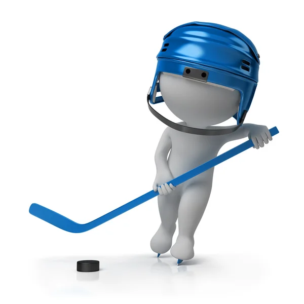 3d klein - Hockey — Stockfoto