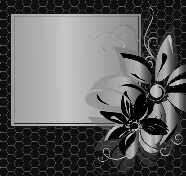 Cadre floral vintage. eps10 — Image vectorielle