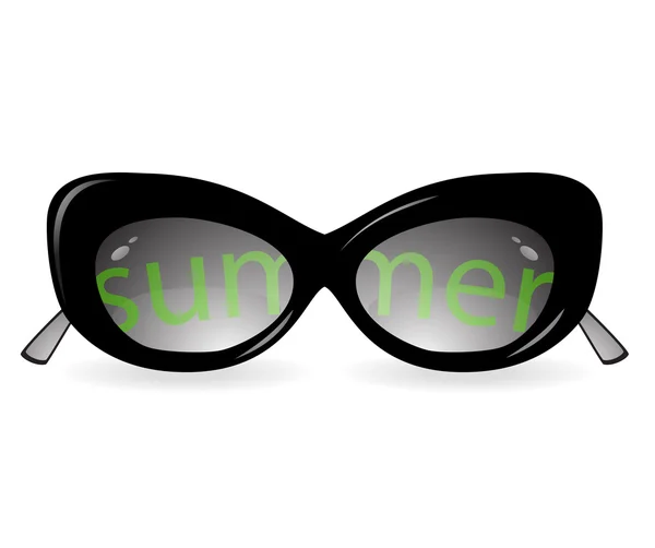 Samostatný sluneční brýle s nápisem "léto". eps10 — Stockový vektor
