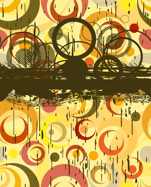 Grunge abstract illustration — Stock Vector