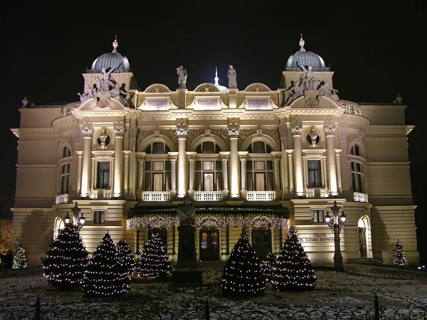 Юліуша словацький театр, Краків — стокове фото