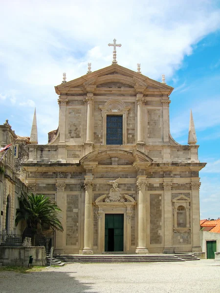 Kerk van st. ignatius, dubrovnik — Stockfoto